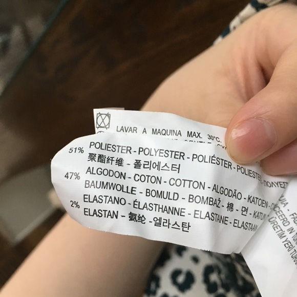 Stunning green leopard peplum crop top - Picture 6 of 6